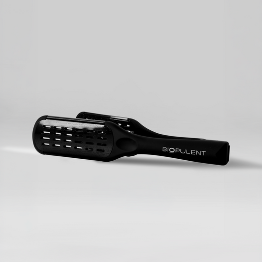 Hair Straightening Clamp Brush