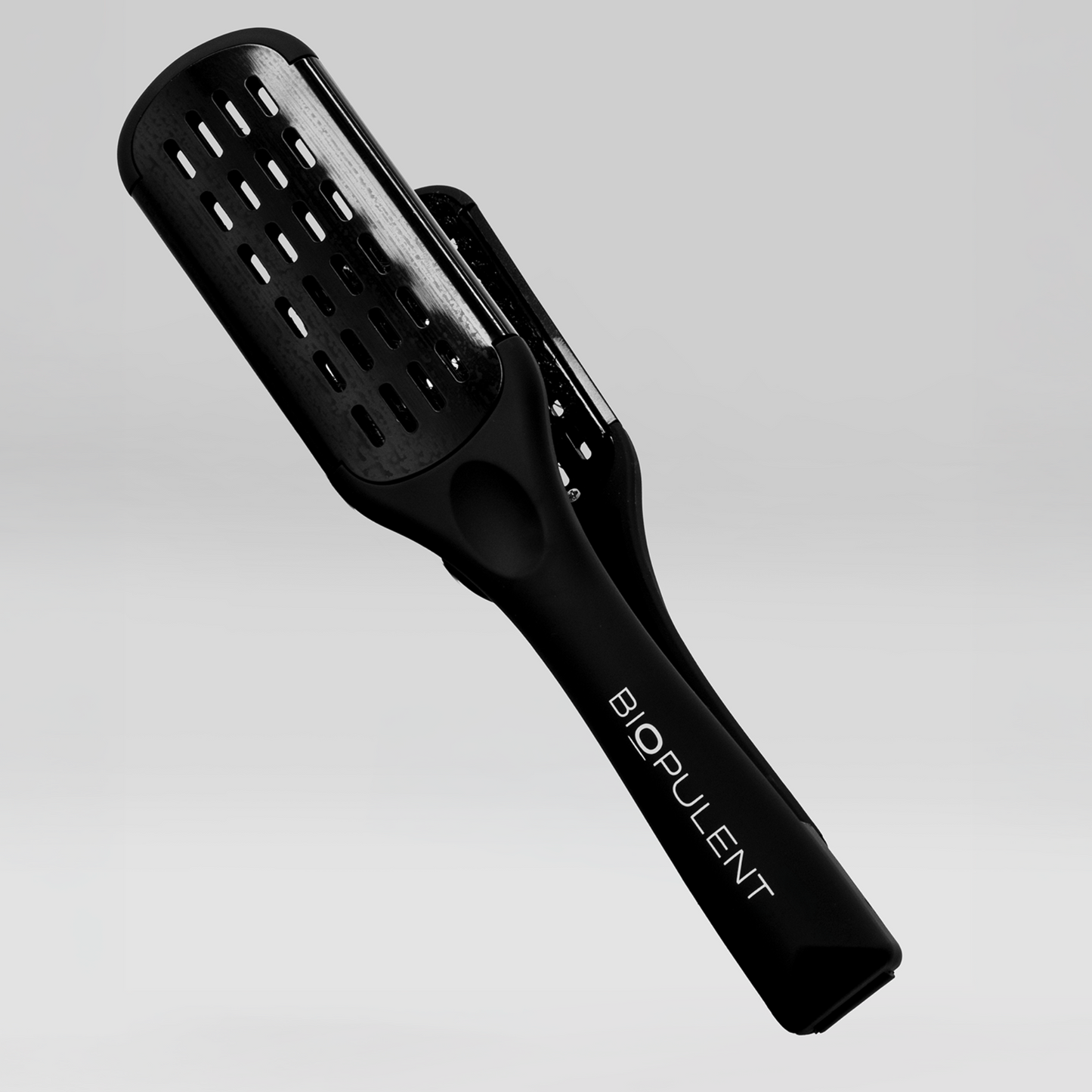 Hair Straightening Clamp Brush