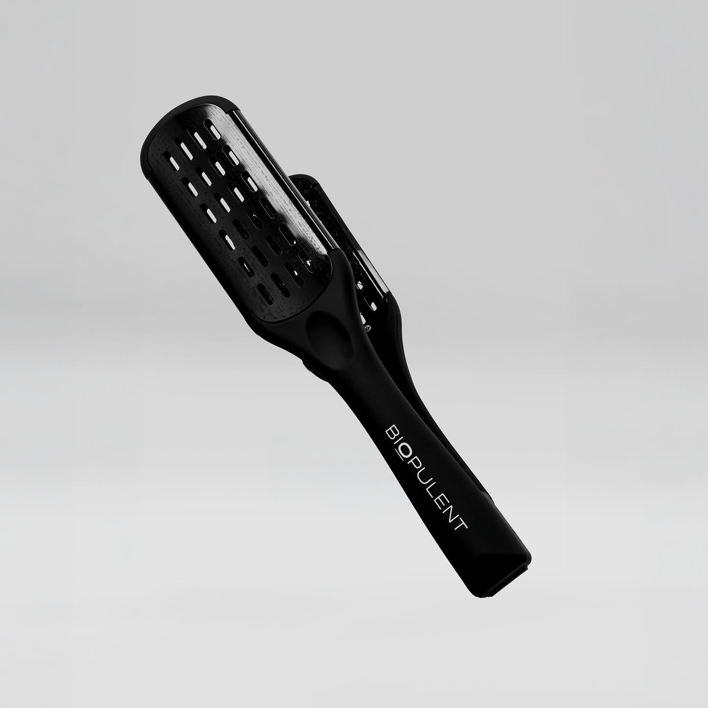 Hair Straightening Clamp Brush
