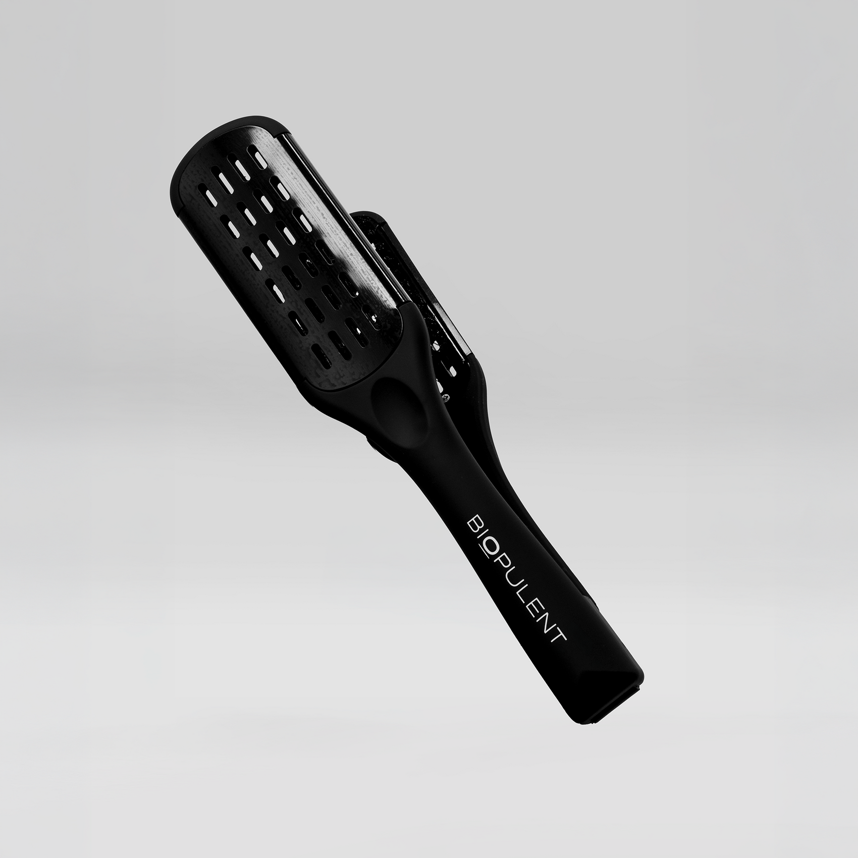 Hair Straightening Clamp Brush