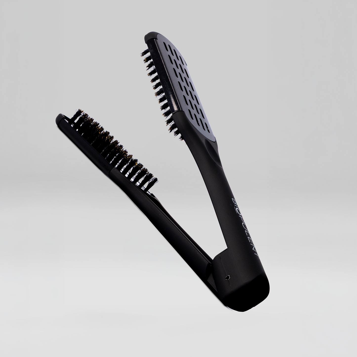 Hair Straightening Clamp Brush